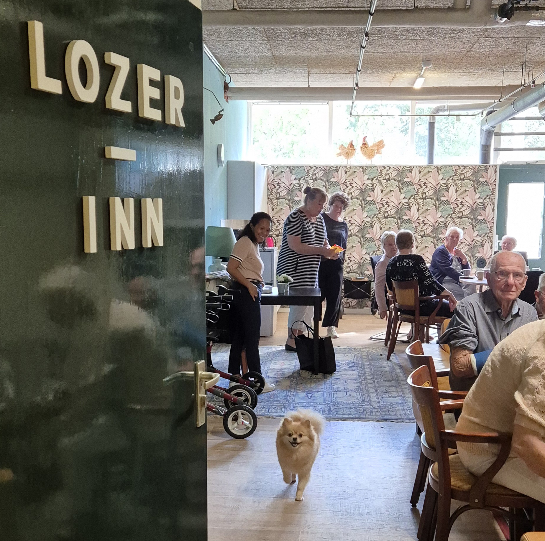 Gezellige maandagochtend in de Lozer Inn